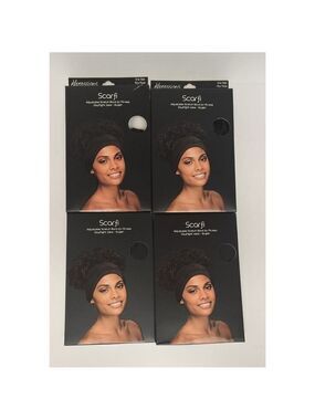 Jenny Capp Womens Scarfi One Size Fits All Black Lots Of 4